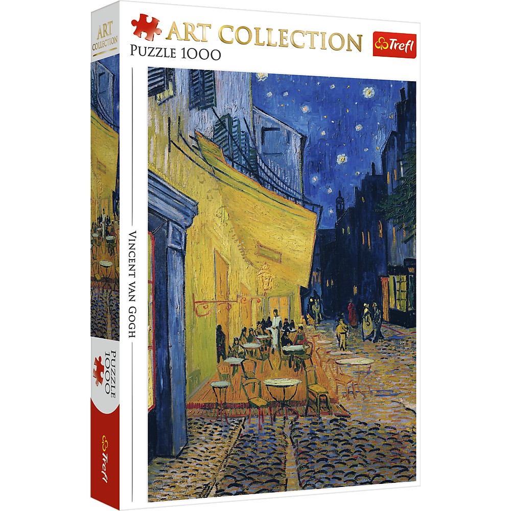 Puzzle Trefl 1000 Art Collection Vincent Van Gogh Terasa Cafenea Noaptea