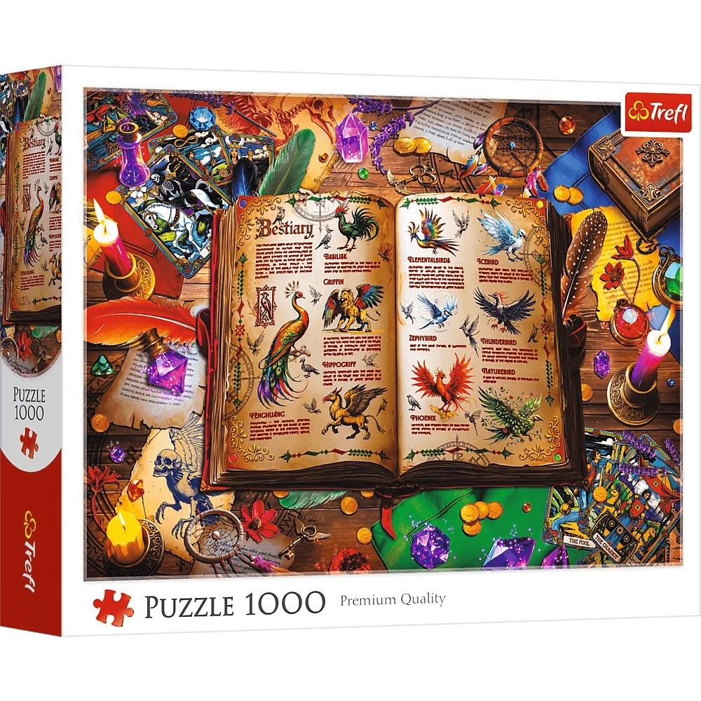Puzzle Trefl 1000 Atlasul Pasarilor Fantastice