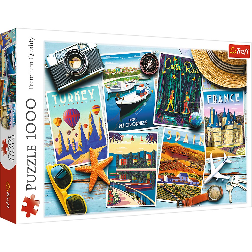 Puzzle Trefl 1000 Carti Postale
