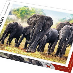 Puzzle Trefl 1000 Elefanti Africani
