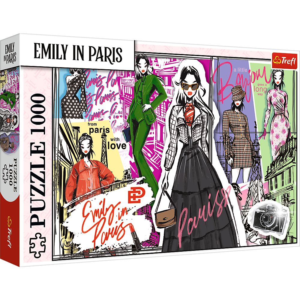 Puzzle Trefl 1000 Emily La Paris Inspiratie In Moda