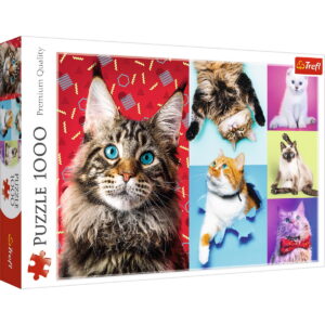 Puzzle Trefl 1000 Pisicute Fericite