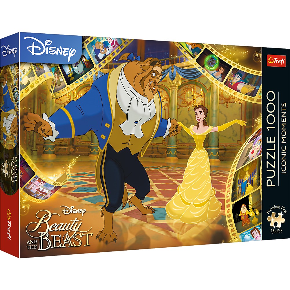 Puzzle Trefl 1000 Premium Plus Disney Princess Frumoasa Si Bestia