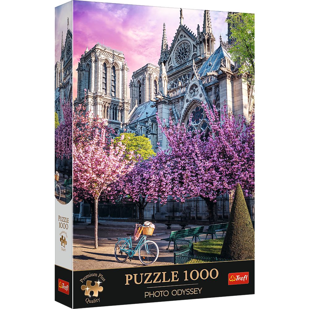 Puzzle Trefl 1000 Premium Plus Photo Odyssey Catedrala Notre Dame Paris