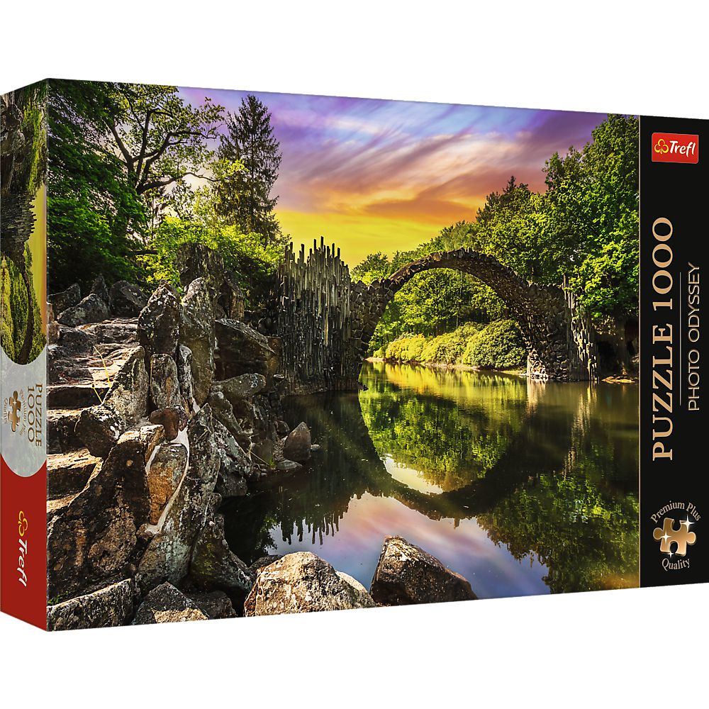 Puzzle Trefl 1000 Premium Plus Photo Odyssey Podul Rakotz Din Kromlau Germania