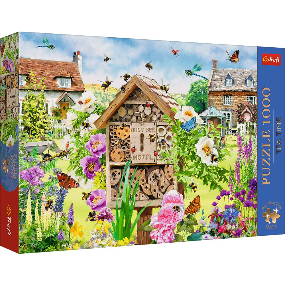 Puzzle Trefl 1000 Premium Plus Tea Time Casa Pentru Albine