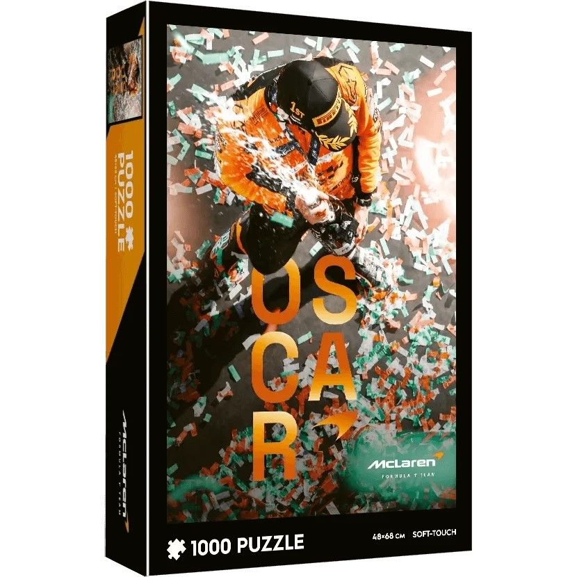 Puzzle Trefl 1000 Soft Touch FORMULA1 Mclaren Scar Piastri Maiden Grand Prix
