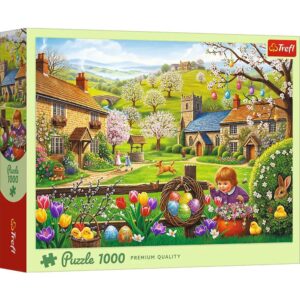 Puzzle Trefl 1000 Vanatoare De Oua De Paste