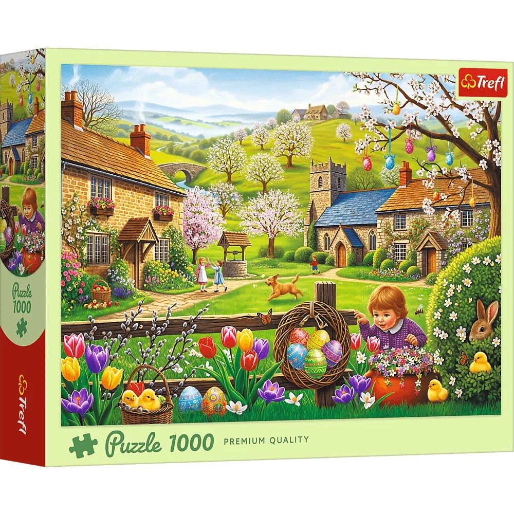 Puzzle Trefl 1000 Vanatoare De Oua De Paste