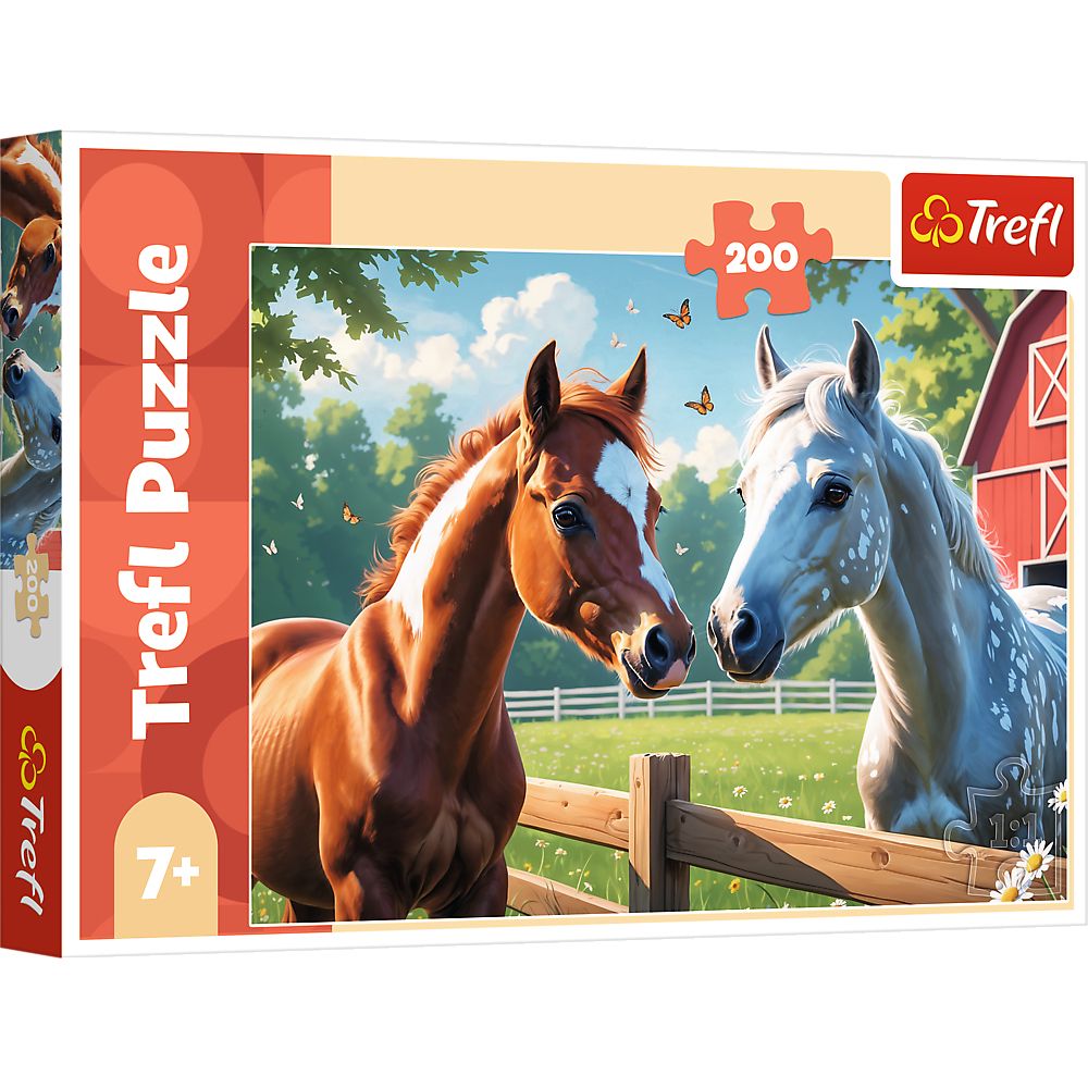 Puzzle Trefl 200 Cai In Poiana