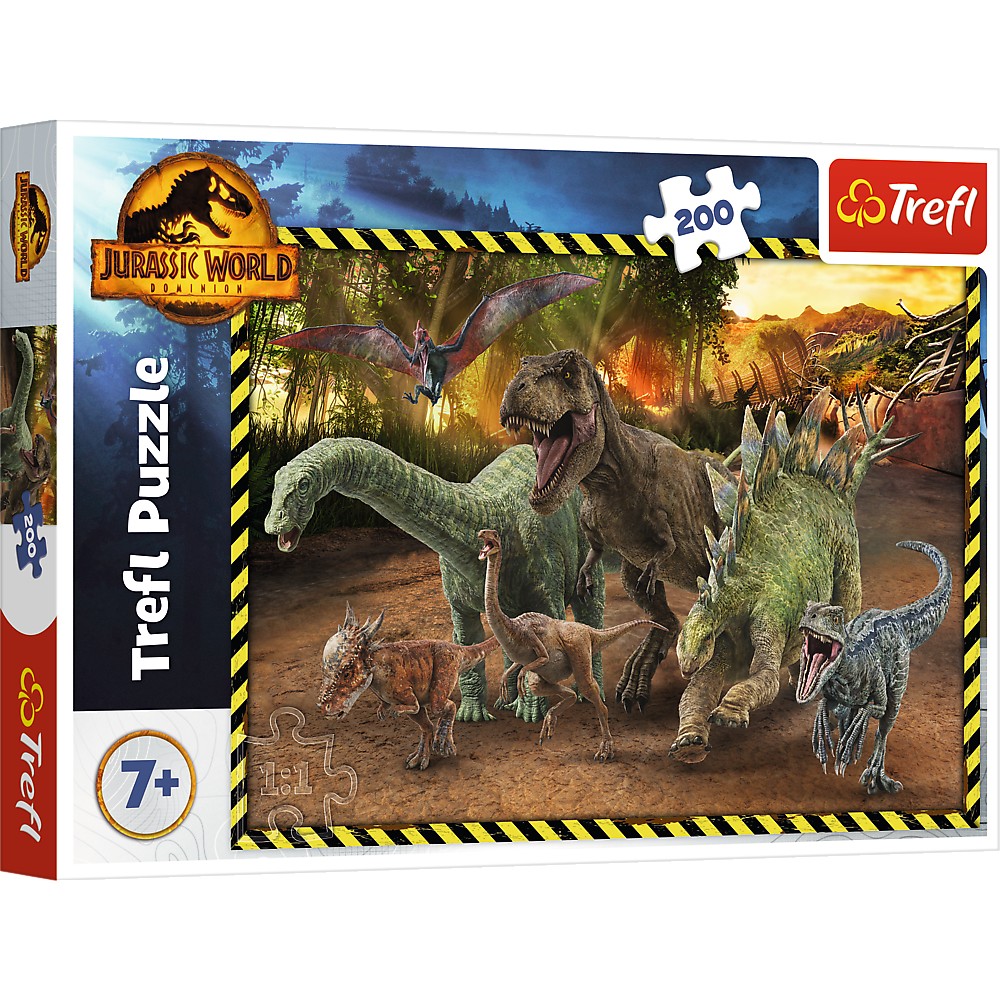 Puzzle Trefl 200 Jurassic World In Parcul Jurassic