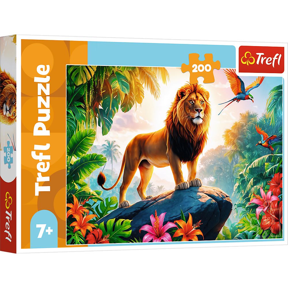 Puzzle Trefl 200 Regele Junglei