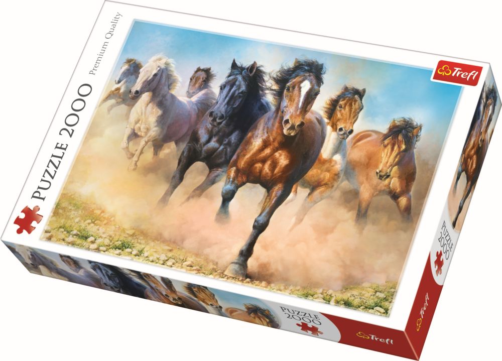 Puzzle Trefl 2000 Herghelie De Cai Galopand