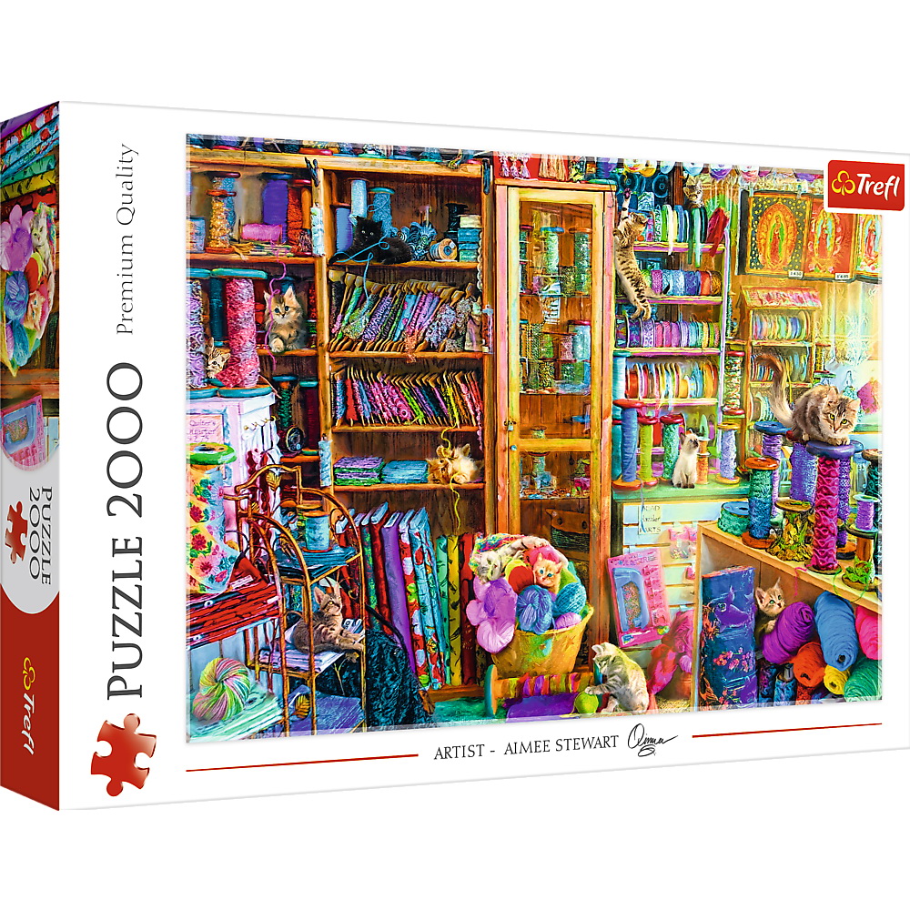 Puzzle Trefl 2000 Paradisul Pisicutelor