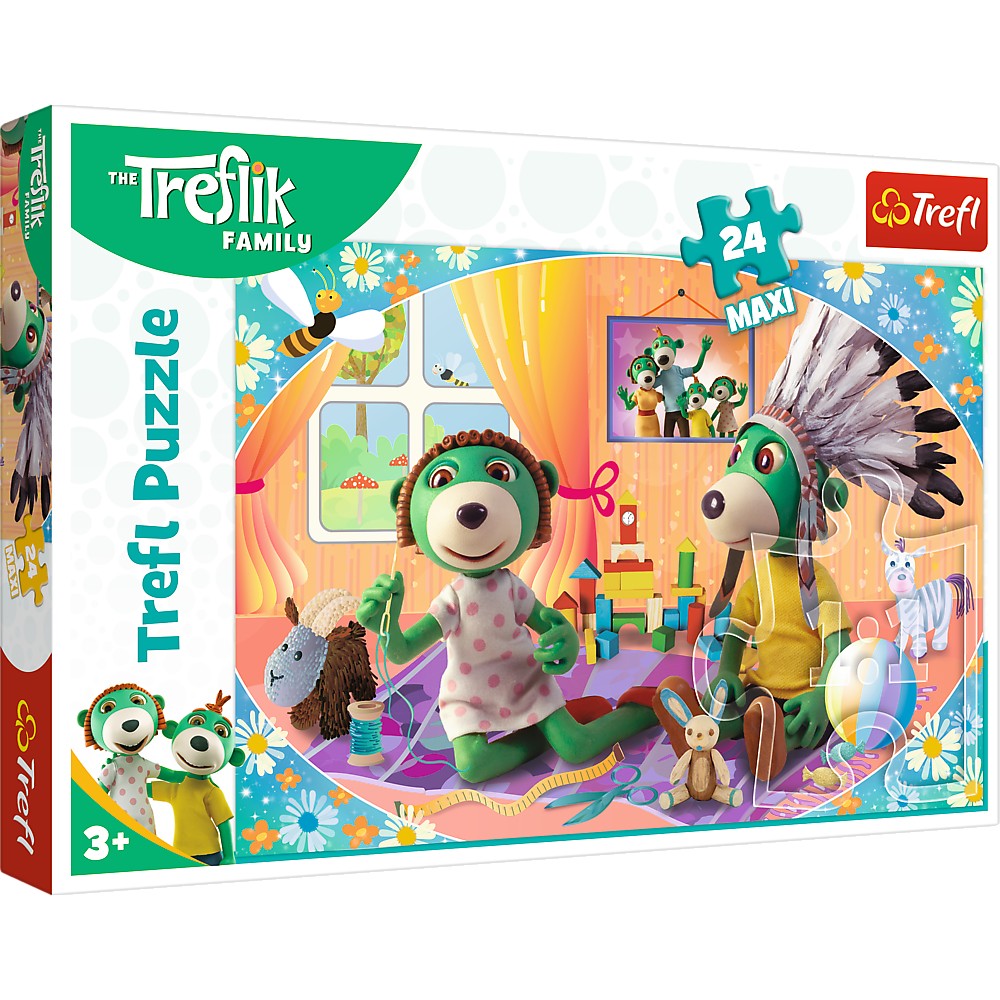 Puzzle Trefl 24 Maxi Treflik Familia Fericita