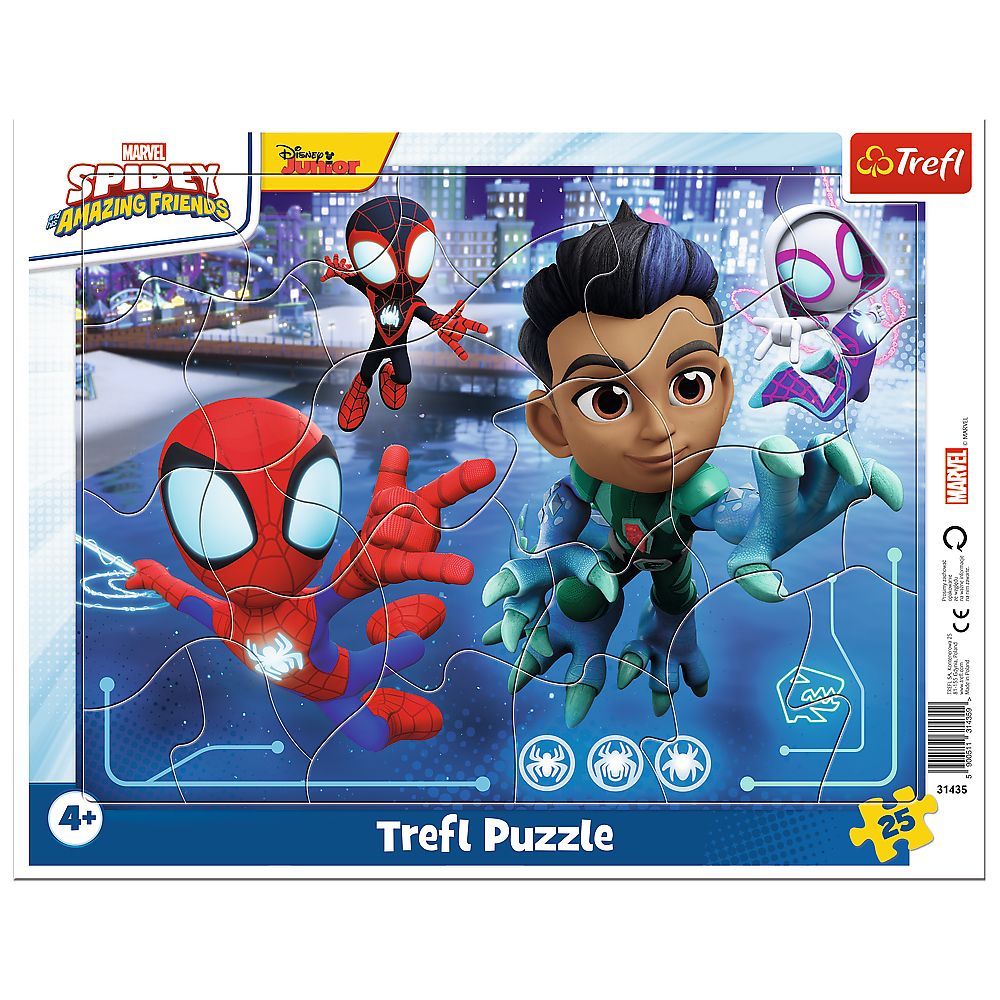 Puzzle Trefl 25 Spiderman Saritura De Paianjen