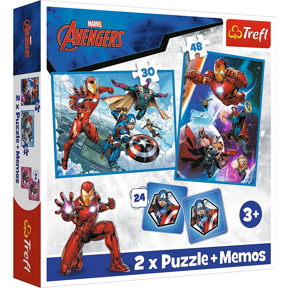 Puzzle Trefl 2IN1 Memo Avengers Eroii In Actiune