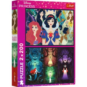 Puzzle Trefl 2X200 Disney Frumoasele Printese