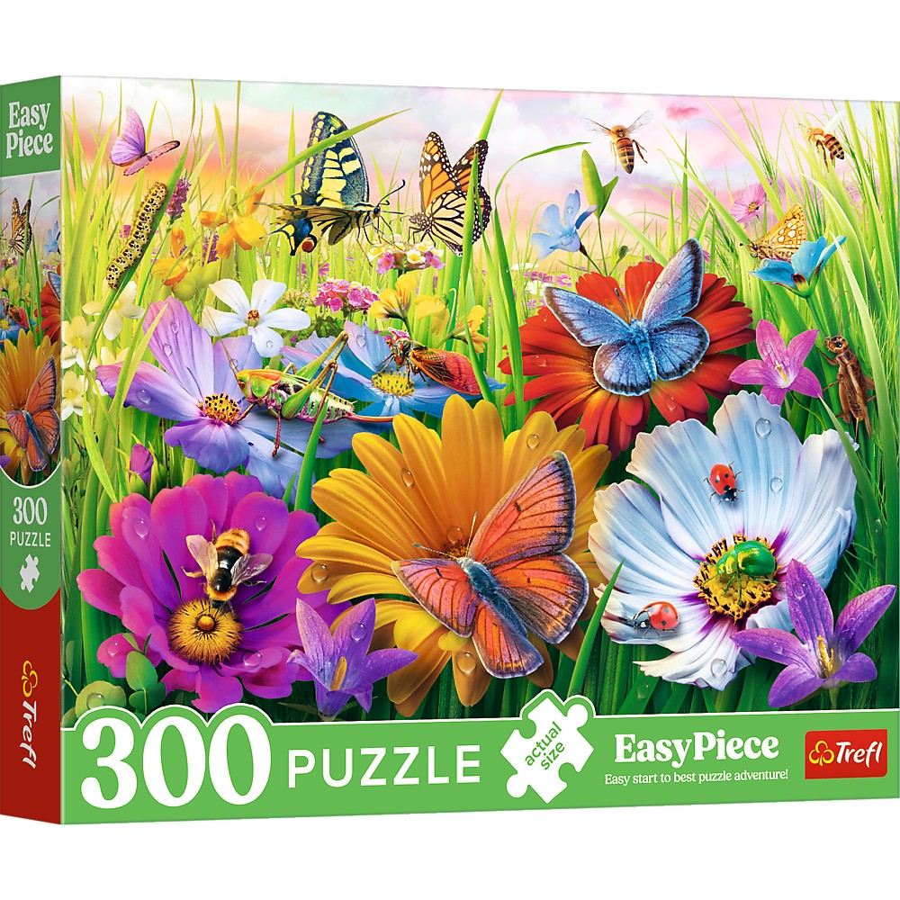 Puzzle Trefl 300 Easy Piece Insecte In Lunca