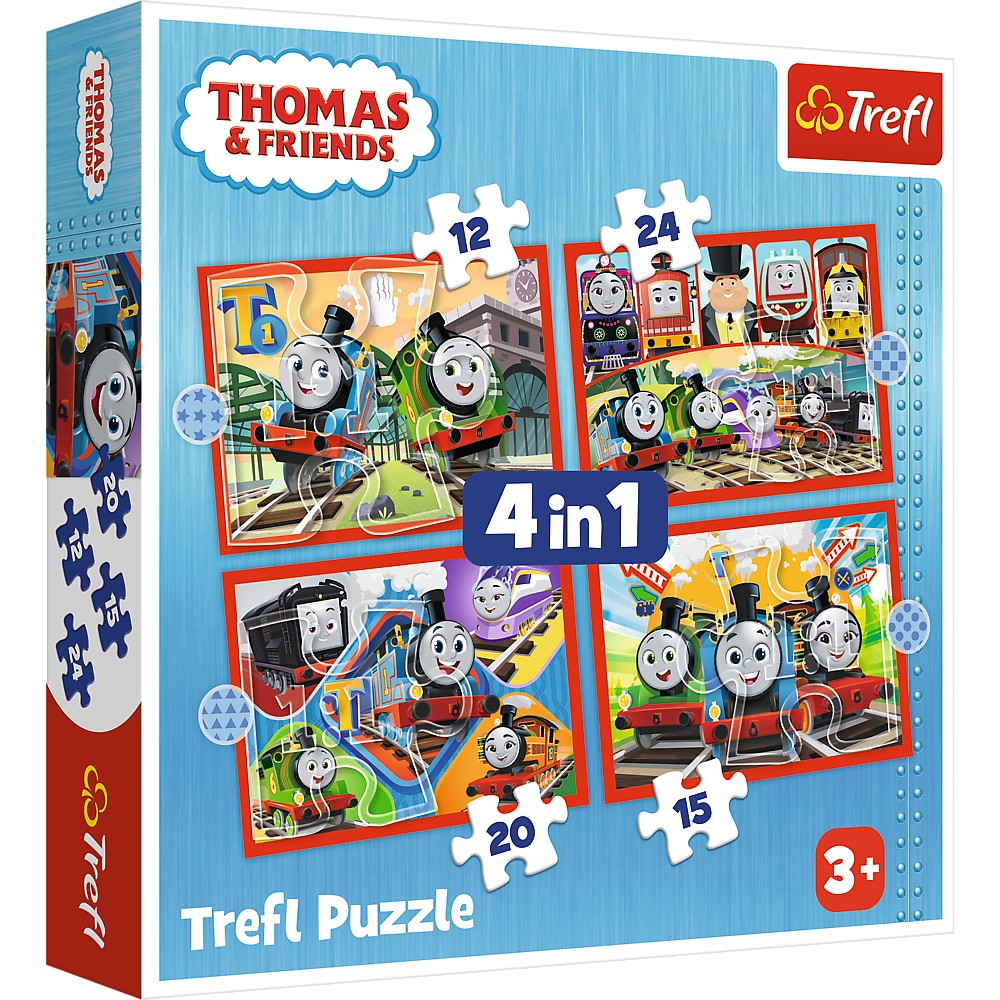 Puzzle Trefl 4IN1 Thomas Trenuletele Amuzante