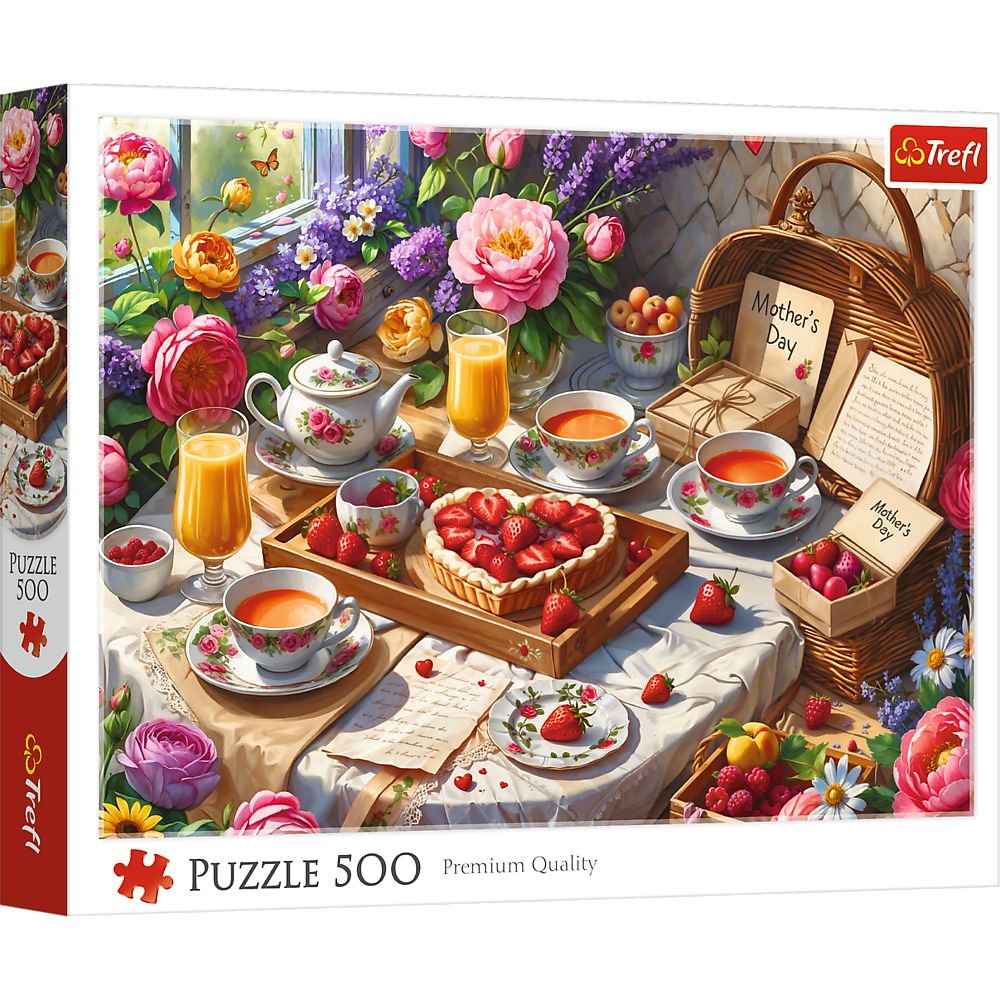 Puzzle Trefl 500 Dulciuri Pentru Ziua Mamei
