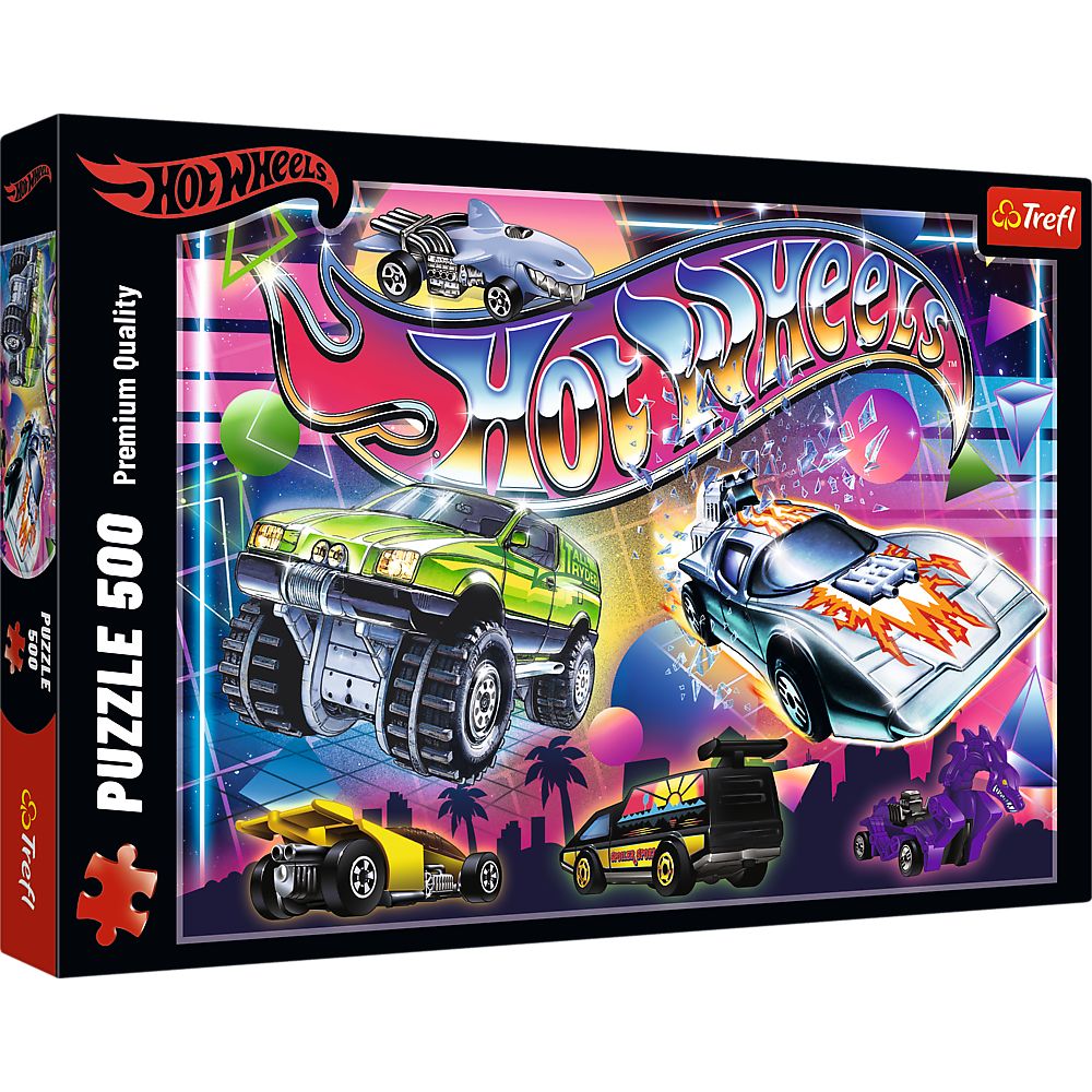 Puzzle Trefl 500 Hot Wheels Anii 80