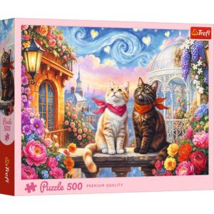 Puzzle Trefl 500 Pisici Indragostite