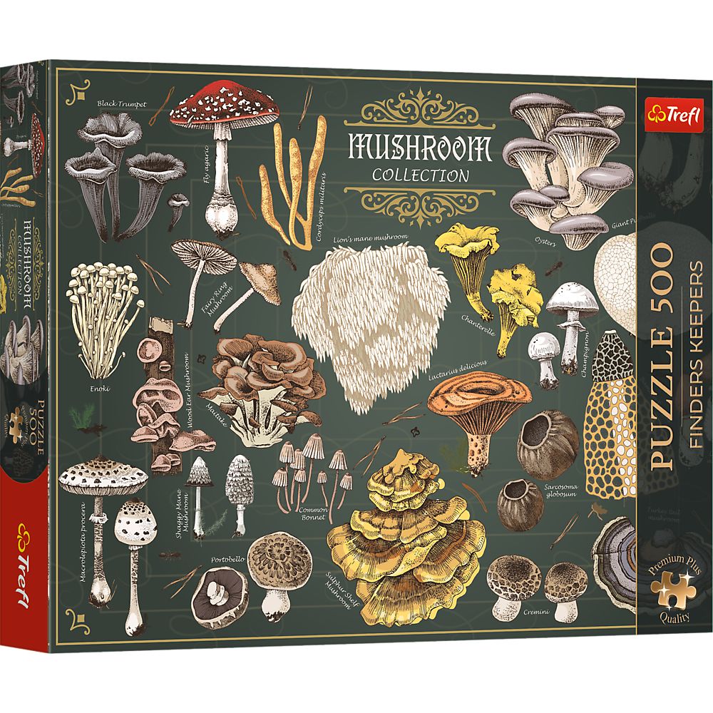 Puzzle Trefl 500 Premium Plus Finders Keepers Ciuperci