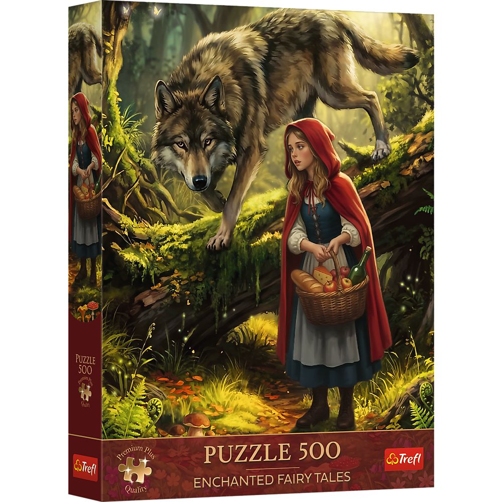 Puzzle Trefl 500 Premium Plus Povesti Fermecate Scufita Rosie Si Lupul