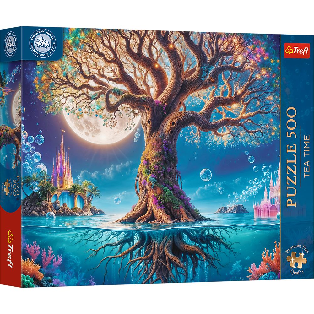 Puzzle Trefl 500 Premium Plus Tea Time Campionatul European Copacul Magic