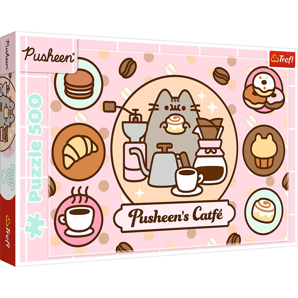 Puzzle Trefl 500 Pusheen La Cafenea
