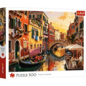 Puzzle Trefl 500 Venetia La Apus De Soare