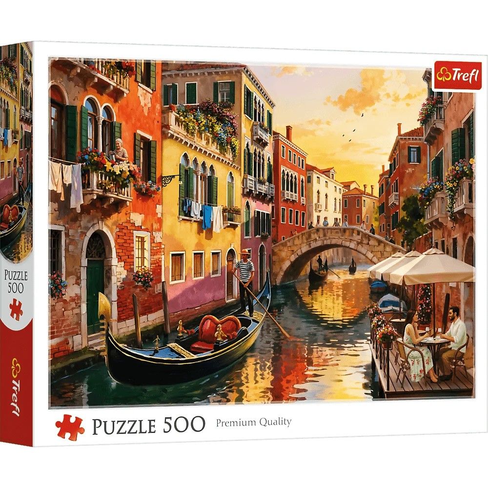 Puzzle Trefl 500 Venetia La Apus De Soare