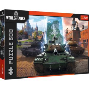 Puzzle Trefl 500 World Of Tanks Timp Pentru Actiune