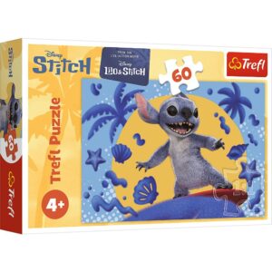 Puzzle Trefl 60 Disney Lilo Si Stitch O Zi Cu Stitch