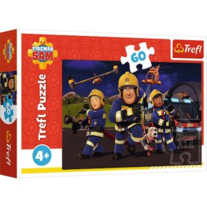Puzzle Trefl 60 Eroul In Uniforma Pompierul Sam