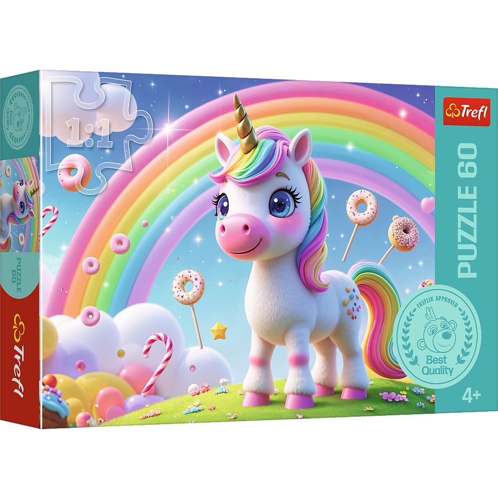 Puzzle Trefl 60 Lumea Dulciurilor