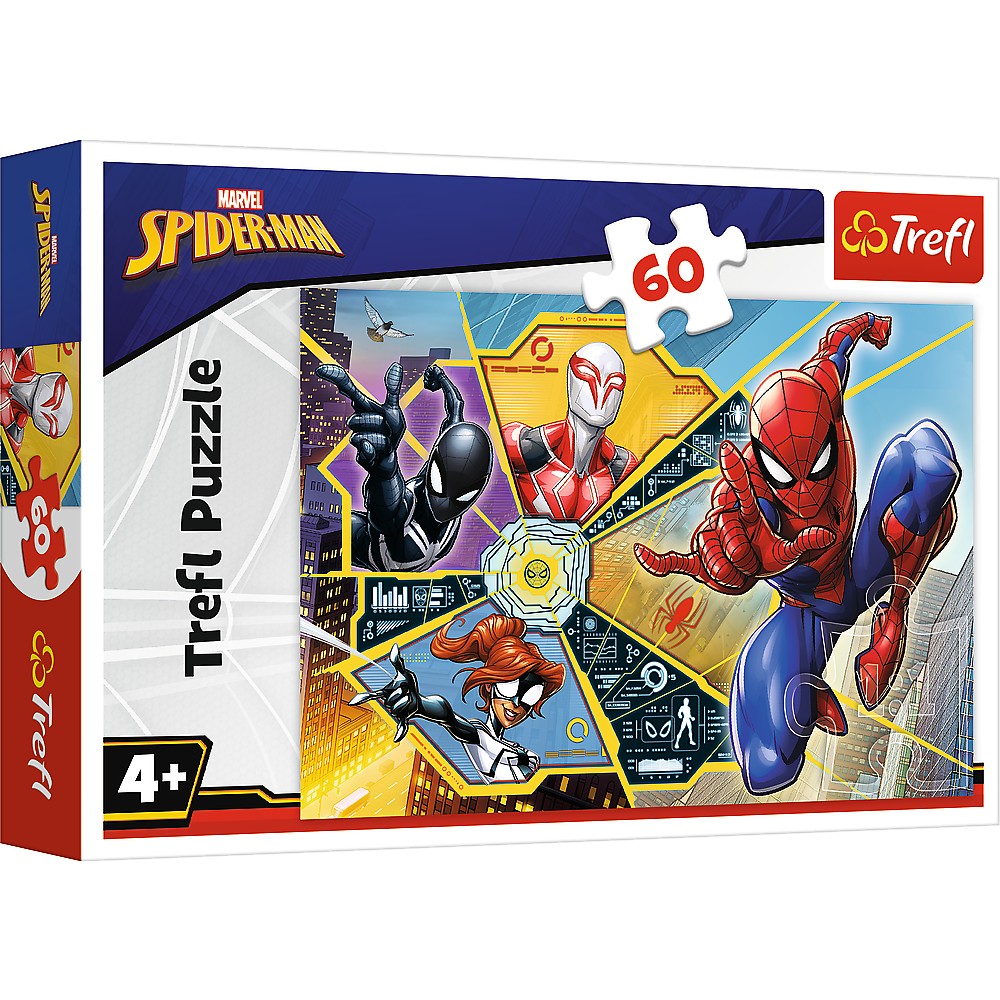 Puzzle Trefl 60 Spiderman Panza De Paianjen