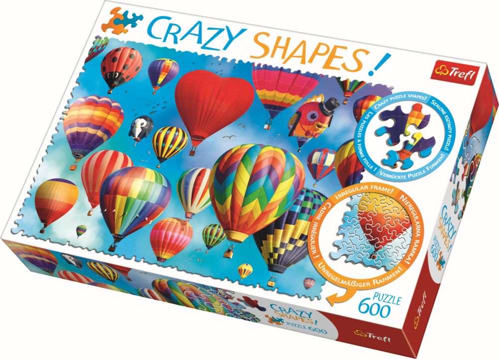 Puzzle Trefl 600 Cu Piese Ciudate - Baloane Colorate