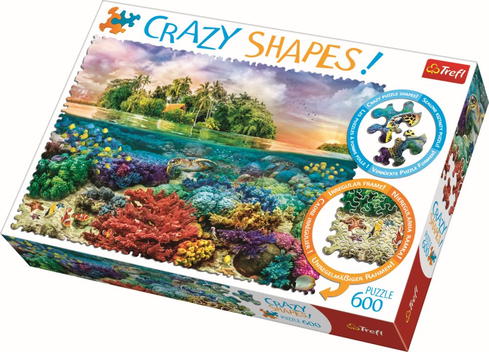 Puzzle Trefl 600 Cu Piese Ciudate - Insula Exotica