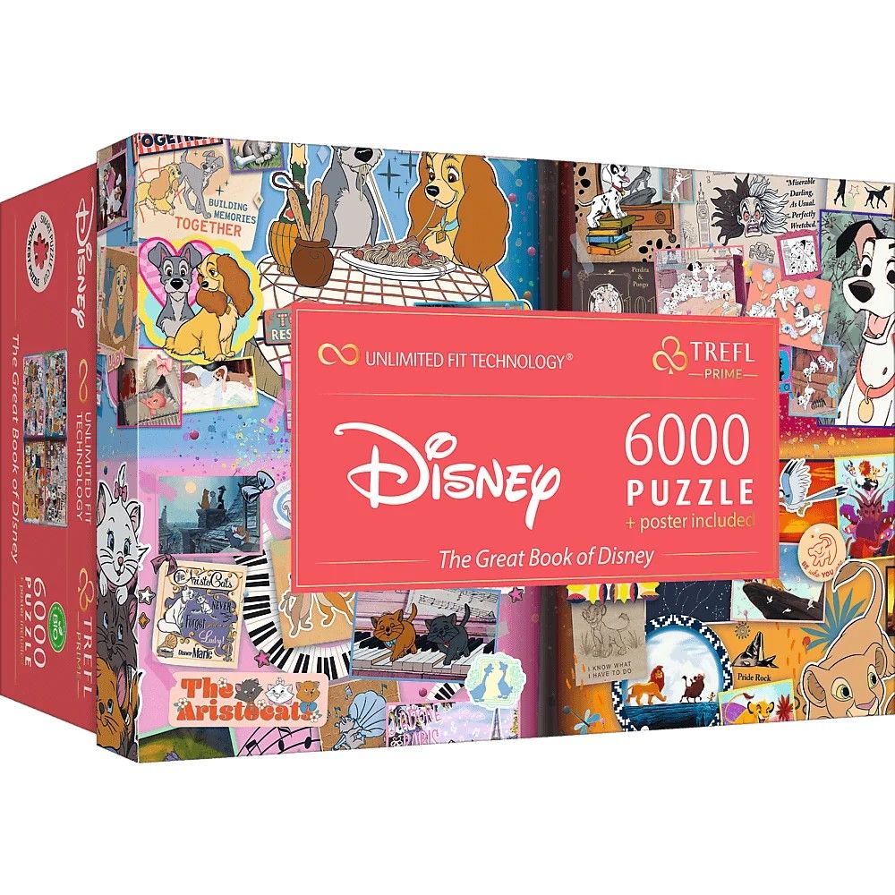 Puzzle Trefl 6000 Marea Cartea A Lui Disney Cu Poster Inclus