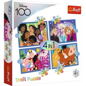 Puzzle Trefl Disney 4IN1 Minunata Lume Disney