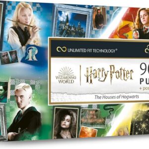 Puzzle Trefl Uft 9000 Harry Potter Casele Din Hogwarts