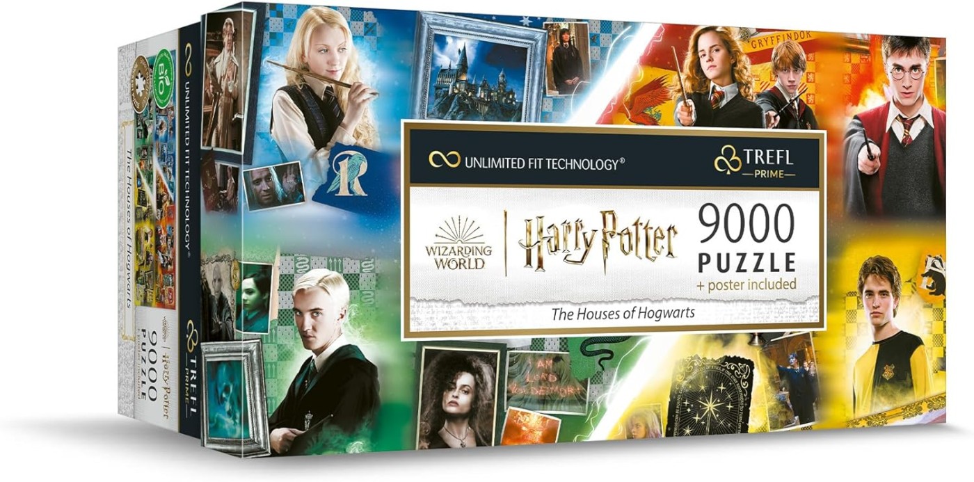 Puzzle Trefl Uft 9000 Harry Potter Casele Din Hogwarts