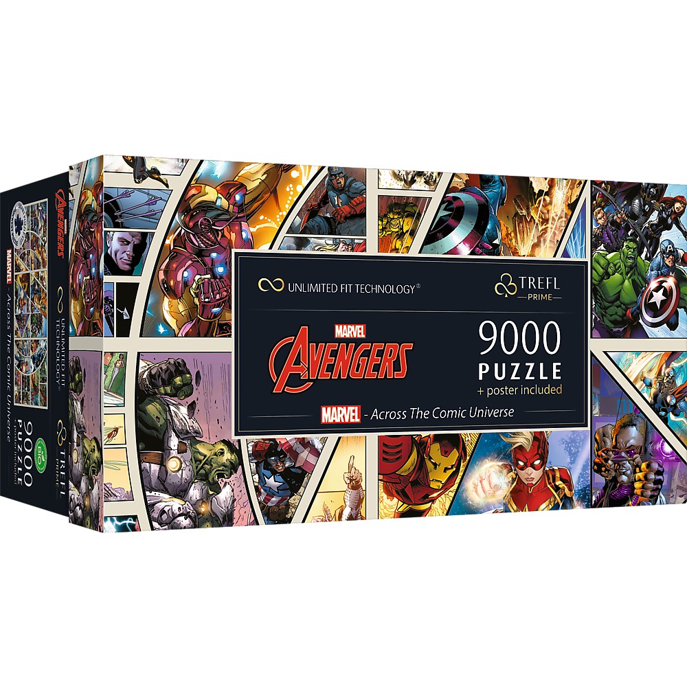 Puzzle Trefl Uft 9000 Marvel Avengers Prin Universul Comic