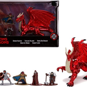 Set 5 Nano Figurine Din Metal Dungeons Dragons 4 Cm