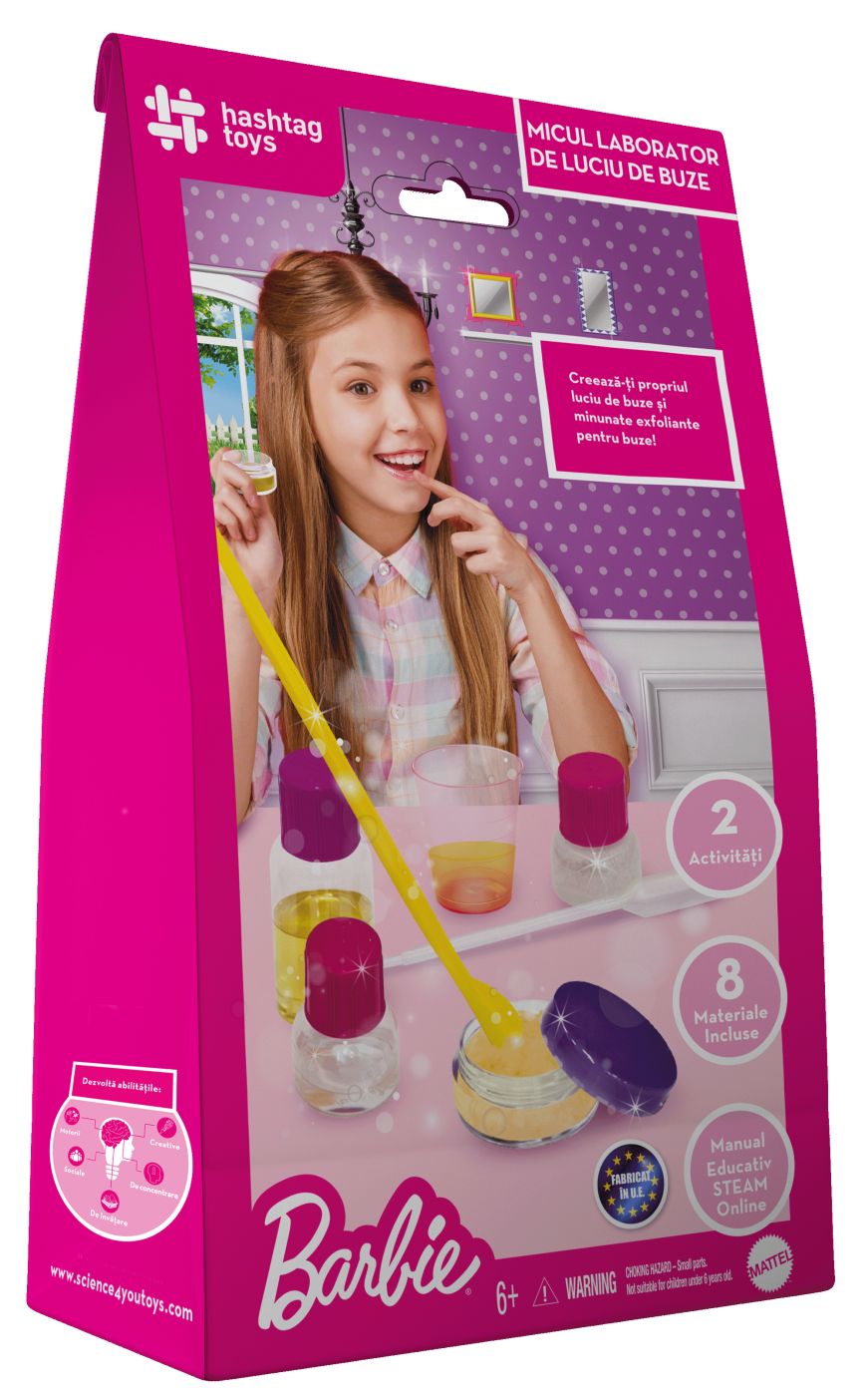 Set Barbie Micul Laborator De Luciu De Buze