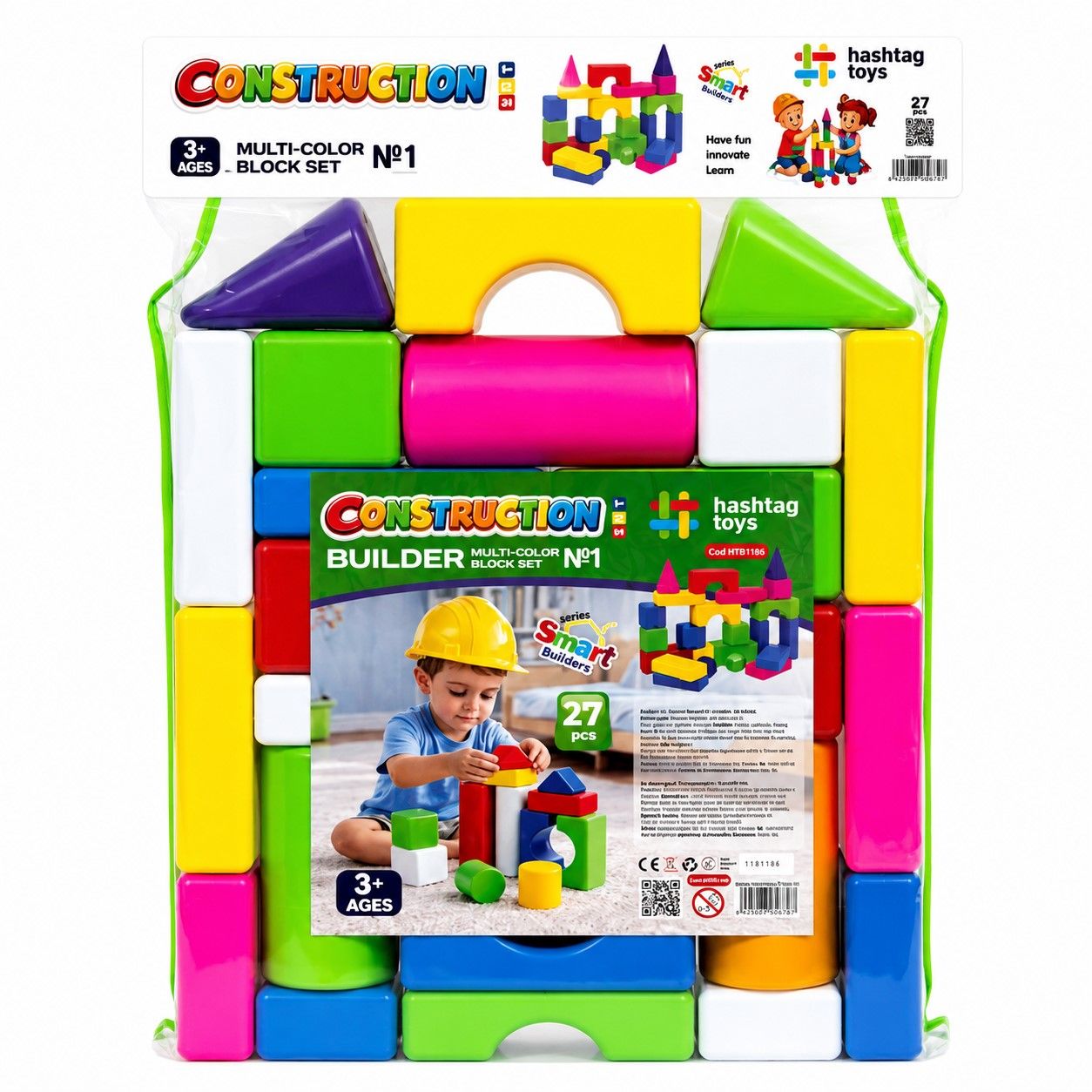 Set Constructor Blocuri Multicolore 1