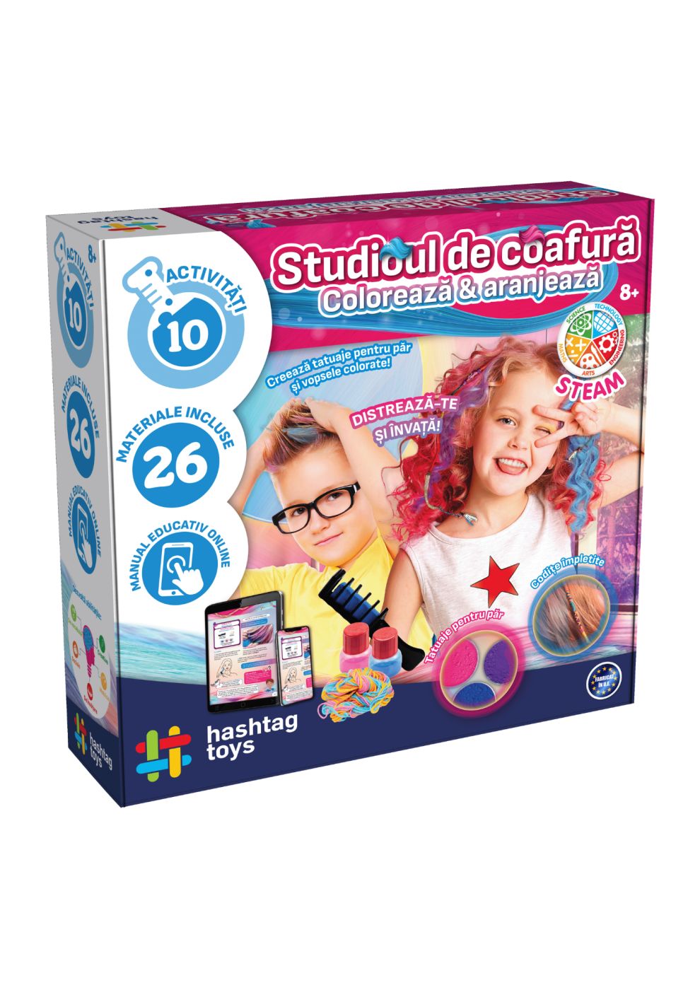 Set Studio De Coafura Coloreaza Si Aranjeaza