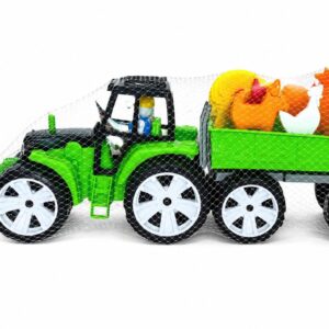 Set Tractor Ferma Negru Verde